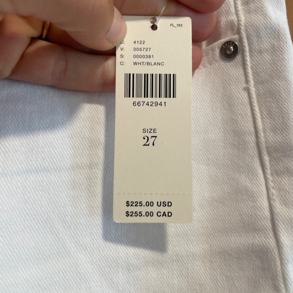 Paige High rise laurel canyon boot cut white jeans - Picture 2 of 4